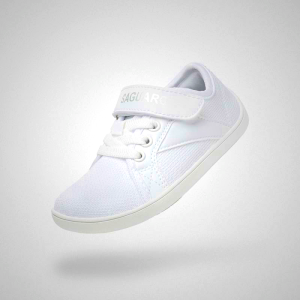 White Kids Saguaro Luck I Barefoot Shoes - Natural Footwear for Active Children