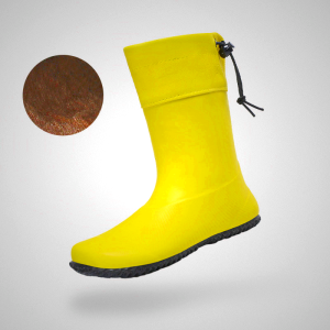 Yellow Mens Saguaro Brisk Ⅰ Barefoot Rain Boots
