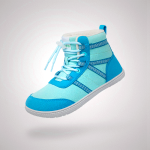 Light Blue Saguaro Wonderland II Barefoot Kids Winter Shoes