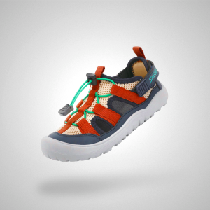 Saguaro Breeze I Barefoot Shoes for Kids - Navy/Beige