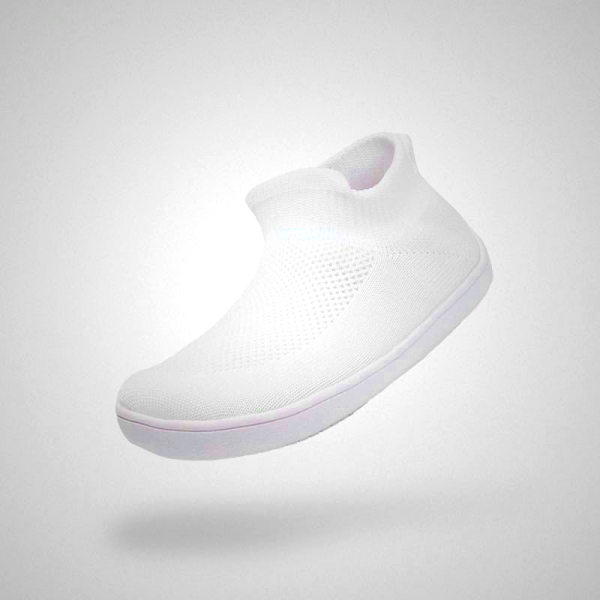 Saguaro Agile I Kids Barefoot Shoes - White | Flexible & Breathable