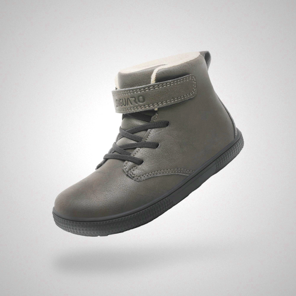 Saguaro Ambition II Barefoot Kids Winter Shoes - Dark Grey