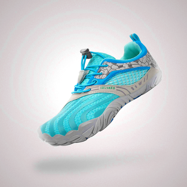 Saguaro Vitality I Kids Barefoot Shoes - Blue | Flexible & Breathable