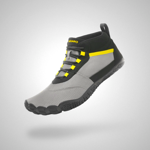 Saguaro Will I Lite Mens Barefoot Shoes Grey / Black