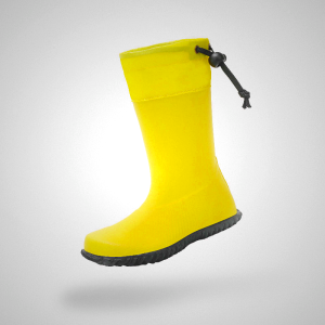 Saguaro Brisk I Kids Rain Boots - Bright Yellow Waterproof Shoes for Active Children