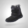 Black Saguaro Macaron I Barefoot Kids Winter Boots - Stylish & Warm
