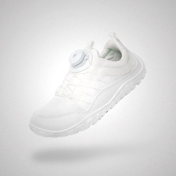 White Kids Saguaro Forestep I Barefoot Shoes - Natural Footwear for Children