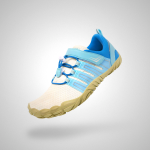 Cream / Blue Womens Saguaro Vigor II Barefoot Shoes